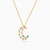 MLN774 - Crescent Colored Stones Necklace in 18K Gold - 111051100972421-2.jpg