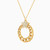 LGN246 - Circle Cubic Zirconia Necklace in 18K Gold - 113051100252451-2.jpg