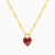 LIN942 - Heart Red Stone Necklace in 14K Gold - 102051800192421-1.jpg
