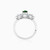 LDR2066 - Pear Diamond & Green Stones Ring in 18K Gold - 144101101021151-3.jpg