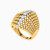 LGR739 - Beaded Cubic Zirconia Ring in 18K Gold - 113021103002151-2.jpg