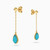 LIE72 - Pear Colored Stones Drop Earrings in 18K Gold - 112031100042001 - 3.jpg