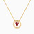 LDN1713 - Circle Diamond & Red Stone Necklace in 18K Gold - 144500307552451-1.jpg