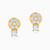 LGE126 - Circle Cubic Zirconia Stud Earrings in 18K Gold - 314031800062001-3.jpg