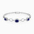 LDB335 - Oval Diamond & Blue Stone Chain Bracelet in 18K Gold - FS30-074-1.jpg