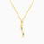 MLN318 - Letter Alif Green Stones Necklace in 18K Gold - 111050300282422-1.jpg