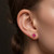 LGE127 - Circle Rose Stone Stud Earrings in 18K Gold - 314031800052001-4.jpg