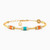 LGB362 - Cylinder Cubic Zirconia & Enamel Coated Bangle Bracelet in 18K Gold - 113091100852003-1.jpg