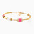 LGB360 - Cylinder Cubic Zirconia & Enamel Coated Bangle Bracelet in 18K Gold - 113091100852001-2.jpg