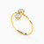 LGR220 - Circle Cubic Zirconia Two Headed Ring in 18K Gold - 314021800112191-2.jpg