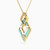 MLN1184 - Rhombus Diamonds & Colored Stones Necklace in 18K Gold - 141500301202453-2.jpg