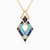 MLN1183 - Rhombus Diamonds & Colored Stones Necklace in 18K Gold - 141500301202451-1.jpg