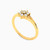 LGR560 - Flower Cubic Zirconia Ring in 18K Gold - 314021800302181-2.jpg