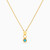 MLN1266 - Hexagon Colored Stones Necklace in 14K Gold - 101051800412421-1.jpg