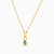 MLN1266 - Hexagon Colored Stones Necklace In 14K Gold - 101051800412421-2.jpg