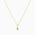MLN1266 - Hexagon Colored Stones Necklace In 14K Gold - 101051800412421-3.jpg