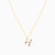 LIN977 - Letter H Colored Stones Necklace in 14K Gold - 102051100352451-3.jpg