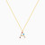 LIN971 - Letter A Colored Stones Necklace in 14K Gold - 102051100292451-3.jpg