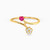 LGR219 - Flower Rose Stone Two Headed Ring in 18K Gold - 314021800102182-1.jpg