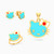 LGS278 - Cat Enamel Coated Full Set in 18K Gold (3 Pieces) - 313061800012001-1.jpg