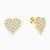 LGE47 - Heart Cubic Zirconia Stud Earrings in 18K Gold - 314031800092001-2.jpg