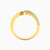 LGR965 - Swirl Cubic Zirconia & Enamel Coated Ring in 18K Gold - 313021800232162-3.jpg