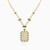LGN352 - Rectangle Green Stones Necklace in 18K Gold - 313051800102601-1.jpg
