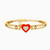LGB459 - Kids Heart Cubic Zirconia & Enamel Coated Bangle Bracelet in 18K Gold - 313171800062002-1.jpg