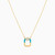 LIN1016 - Square Cubic Zirconia & Enamel Coated Necklace in 14K Gold - 102051800672401-3.jpg