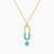LIN1011 - Oval Colored Stones & Enamel Coated Necklace in 14K Gold - 102051800222402-1.jpg