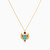 LIN1031 - Scarab Colored Stones & Enamel Coated Necklace in 14K Gold - 102051800732401-3.jpg