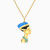 LIN1030 - Nefertiti Colored Stones & Enamel Coated Necklace in 14K Gold - 102051800762401-1.jpg