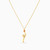 LIN1029 - Snake Orange Stone Necklace in 14K Gold - 102051800722401-3.jpg