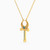 LIN1025 - Ankh Colored Stones Necklace in 14K Gold - 102051800012401-2.jpg