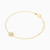LIB176 - Flower Cubic Zirconia Chain Bracelet in 14K Gold - 102101800072181-2.jpg