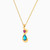 LIN1053 - Multishaped Colored Stones Necklace in 14K Gold - 102051800782401-2.jpg