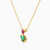 LIN1054 - Swan Colored Stones Necklace in 14K Gold - 102051800792401-3.jpg
