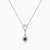 LDN1958 - Circle Diamond & Purple Stone Necklace in 18K Gold - 144500307321451-1.jpg
