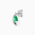 LDE634 - Pear Diamond & Green Stones Stud Earrings in 18K Gold - 144200300801001-3.jpg