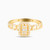 LGR975 - Rectangle Cubic Zirconia Twin Rings in 18K Gold - 413391800342191-4.jpg