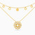 LIN1062 - Flower Enamel Coated Layered Necklace in 18K Gold - 112050301132451-1.jpg