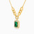 LIN1077 - Rectangle Green Stones Necklace in 14K Gold - 102051800952401-3.jpg