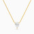 LIN1065 - Pear Clear Stone Necklace in 14K Gold - 102051800962401-1.jpg