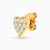 LGE58 - Heart Cubic Zirconia Stud Earrings in 18K Gold - 314031800152001-3.jpg