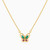 LIN1090 - Butterfly Colored Stones Necklace in 14K Gold - 102051801302401-1.jpg