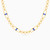 MLN1440 - Blue Stone Chain Necklace in 18K Gold - 111051401872401-1.jpg