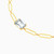 LIB289 - Baguette Cubic Zirconia Chain Bracelet in 14K Gold - 102101800112181- 4.jpg