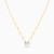 LIN1146 - Round Cubic Zirconia Necklace in 14K Gold - 102051801392401-4.jpg