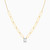 LIN1144 - Baguette Cubic Zirconia Necklace in 14K Gold - 102051801372401-4.jpg