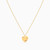 MLN1466 - Heart Purple Stone Necklace In 14K Gold - 101051800582401-4.jpg